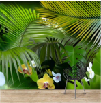 Deco Detales Fototapetai - Džiunglių orchidėjos : Size - 200x140