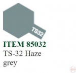 Tamiya TS-32 Haze Pilkas pur&scaron;kiami dažai, 100 ml