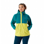 Moteri&scaron;ka striukė nuo lietaus Rab Downpour Eco Jacket - XS - Elektrinė/geltona