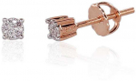 Auksiniai auskarai su briliantais Diamond Sky "Classic"