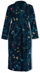 Pip Studio Chalatas Les Fleurs Dark Mėlyna Chalato dydis - L