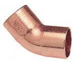 Conex ACR lenktas vamzdis 45, 1 1/8'' - lituojamas, 40 barų, įvorė/įvorė