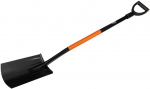 Neo Tools Grūdintas kastuvas, metalinė rankena, tiesi