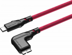 Kabelis USB Ednet USB-C - microUSB 2 m Rožinė (MTC-231M)