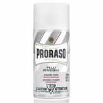 Proraso Baltas Shaving Foam - Shaving foam for sensitive skin with žalias tea