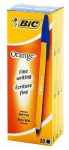 Bic Tu&scaron;inukas Oranžinis Fine 0.8 mm, mėlyni, pakuotėje 20 vnt.101113
