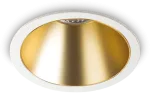 20W LED įleidžiamas &scaron;viestuvas GAME, baltos/aukso sp., 3000K, 341422