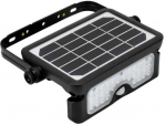 BEMKO SOLAR 5W 4000K 500LM IP65 PIR juodas LED prožektorius