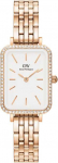 Moteri&scaron;kas laikrodis DANIEL WELLINGTON Quadro Rose Gold DW00100672 + BOX (zw519h)