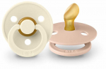 BIBS čiulptukų rinkinys 1 dydis (0 - 6 mėn.) Anatomical Ivory / Blush