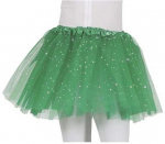 Fiesta Žalias tiulio sijonas su žvaigždutėmis, vaiki&scaron;kas