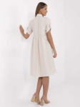 Suknelė Italy Moda Sukienka-MI-SK-A2275.09-smėlio spalva