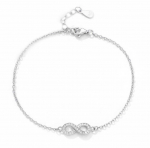 Sidabrinė apyrankė su cirkoniais Brasco 60545