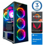 Stacionarus kompiuteris INTOP Ryzen 5 5600GT 8GB 1TB SSD M.2 NVME Radeon RX Vega 7 WIN11 (RW49314WH)