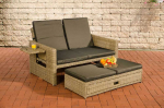 Lauko baldų komplektas Mville Sofa Ancona Antracitas 5 mm