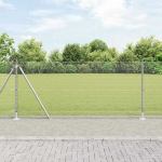 Tvorelės stulpas Sidabro 25 x 1 m (19 x 19 mm tinklas) Plienas