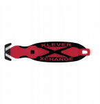 Nava Klever XChange 20 apsauginis peilis, raudonas