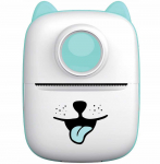 Etikečių spausdintuvas Atmosphera spausdintuvas Termiczna Bluetooth do Zdjęć Naklejek Notatek Etykiet / KiddoBoo X2 / Baltas Piesek