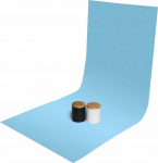 GlareOne GlareOne PVC fonas 60x130 cm - mėlynas