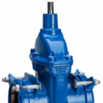 90 mm &bdquo;AVK SupaPlus&ldquo; sklendė su tempiamomis įvorėmis PVC ir PE vamzdžiams, PN16