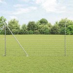 Tvora su stulpais Sidabro 1,5 x 10 m Plienas