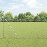 Tvorelės stulpas Sidabro 10 x 1,5 m (36 mm tinklelis) Plienas