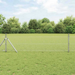 Tvorelės stulpas Sidabro 50 x 0,4 m (25 mm tinklas) Plienas