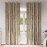 Aksominio tipo užuolaidos 2 pcs &scaron;ampano 245 x 140 cm Aksomas