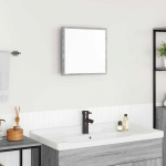 LED vonios veidrodis Pilkas Sonoma 40 x 37 x 8.5 cm