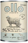 OLLO Puppy Umami jautiena ir Žalias skrandžiai su antiena kepenėlėmis - &scaron;lapias &scaron;unų ėdalas - 850g