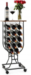 Promotions Vyno lentyna, 38.1x30.5x82.6 cm, ruda ir juoda