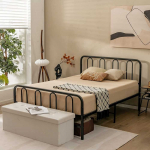 Lova Promotions Metalinis lovos rėmas, 208x164x101 cm, juodas