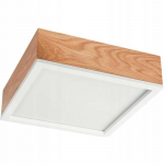 Lamkur Aceca Oak Square 49021 lubinis &scaron;viestuvas, 2x15W, E27, ąžuolo/baltos spalvos
