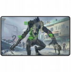 Ultra Pro: Magic the Gathering &ndash; Fallout &ndash; Juodas siuvinėtas žaidimų kilimėlis &ndash; V.A.T.S.