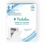 Natulim &bdquo;Finish&ldquo; 6 viename indaplovės tabletės, 30 vnt.