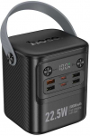 I&scaron;orinė baterija Power Bank Hoco J152 22.5W+PD20W 80000mAh juoda