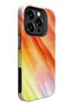 Dėklas Evelatus iPhone 15 Pro Armor Case TPU + PC Drukāts dizains Dzeltena-Oranža