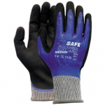 Pjūviams atsparios (5/D lygis) apsauginės pir&scaron;tinės M-Safe Full-Nitrile Cut, 14-705, nailonas/lycra/HPPE/stiklo pluo&scaron;tas, pilna nitrilo danga, dydis 11/XXL