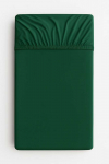 Paklodė butelio žalumo trikotažinė medvilninė 120x60 cm
