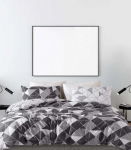 Riposo Renforce medvilnės patalynės komplektas NORTH SOLID 200x200 cm