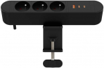 Listwa zasilająca MicroConnect Multi Desktop Power Socket USB-A/C 67W 3-krotne