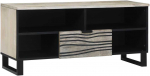 TV vienetai su stalčių Balta 105 x 33 x 46 cm Apdirbta mediena