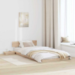 Lova Lovos rėmas Ruda 75 x 190 cm Medis