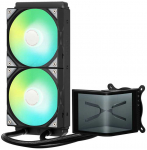 TRYX PANORAMA SE ARGB 240 All-in-One Liquid Cooler, 3D-AMOLED Ekranas &ndash; 240mm, juodos spalvos