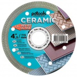 Pdtools Deimantinis diskas RELIEF ULTRA, sausam/&scaron;lapiam pjovimui, &Oslash;115 mm, 22.2 mm