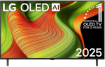 Televizorius LG OLED AI OLED48B56L, 121.9 cm (48"), 3840 x 2160 pikselių, OLED, Smart TV, Wi-Fi, Juodas