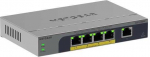 &Scaron;akotuvas Netgear 5-PORT POE+ 1G PLUS SWITCH - POE BUDGET 120 W FANLESS