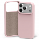 Dėklas Mercury Silicone skirtas Apple iPhone 17 Pro Max rožinės spalvos