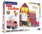 MAGNA-TILES Magnetinis konstruktorius &bdquo;Ugniagesių stotis&ldquo;, 50 det.