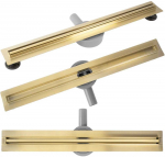 Du&scaron;o latakas REA Neox Slim Pro, Brushed Gold, 80 cm